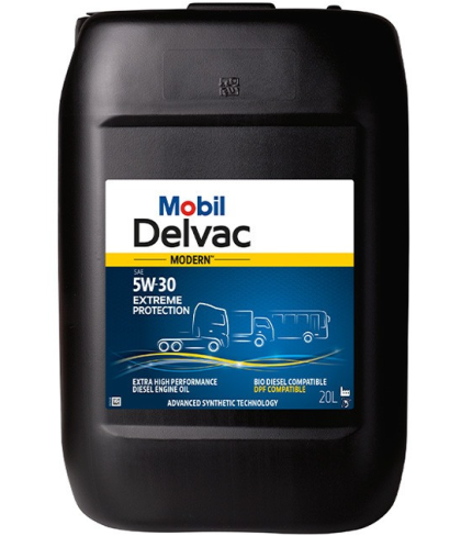 Ulei motor MOBIL Delvac Modern 5W30 Advanced Protection V6 157375, volum 20 litri, sintetic