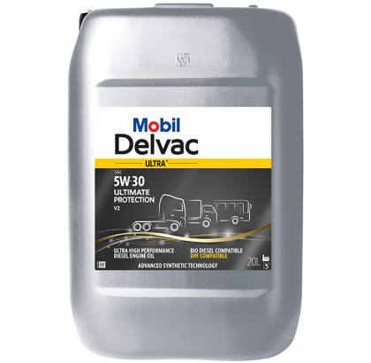 Ulei motor MOBIL Delvac Ultra 5W30 Ultimate Protection V2 157419, volum 20 litri, sintetic