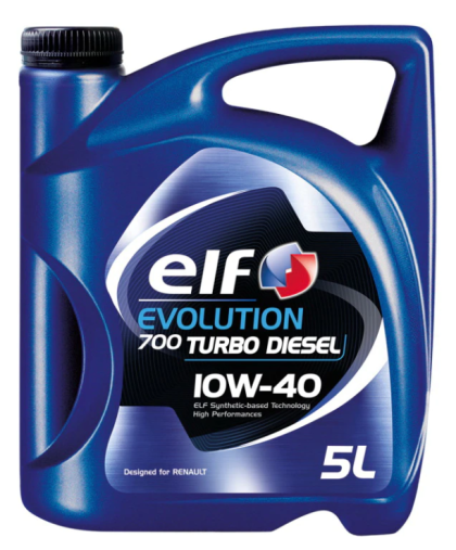 Ulei motor ELF EVOLUTION 700 TURBO DIESEL 10W40, volum 5 litri, semi sintetic
