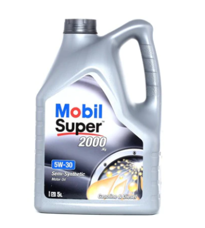 Ulei motor MOBIL Super 2000 X1 5W30, volum 5 litri, semi sintetic