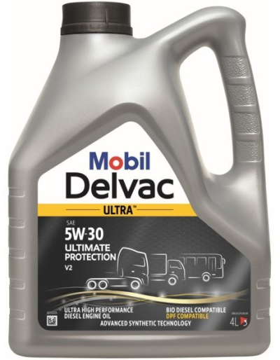 Ulei motor MOBIL Delvac Ultra 5W30 Ultimate Protection V2 157422, volum 4 litri, sintetic