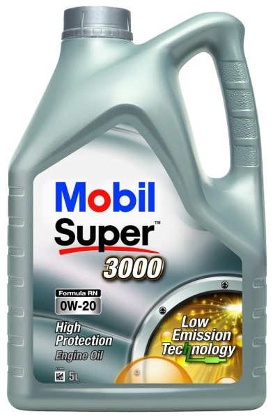 Ulei motor MOBIL Super 3000 Formula RN 0W20, volum 5 litri, sintetic