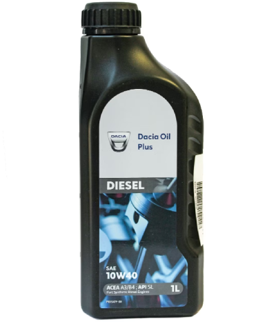 Ulei motor DACIA Oil Plus Diesel 10W40 6001999709, volum 1 litru, sintetic, pentru motoare diesel fara DPF
