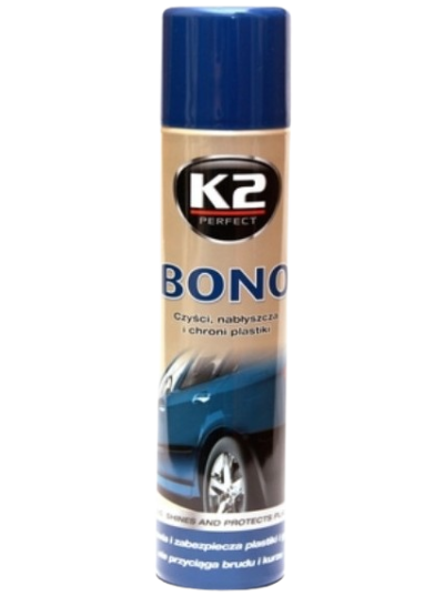 Spray luciu si protectie pentru bandouri si plastic K2 BONO K150, 300 ml