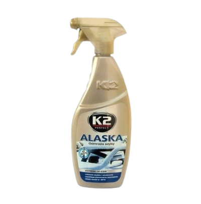 Spray pentru dezghetat geamuri K2 ALASKA K608, recipient cu pulverizator, 750 ml